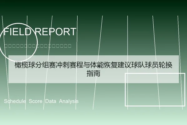 橄榄球分组赛冲刺赛程与体能恢复建议球队球员轮换指南